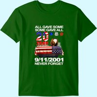 T-shirt Pompiers 20e anniversaire 9-11-2001
