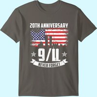 T-shirt Patriot Day 2021 Jamais Oublier 9-11 Anniversaire pour Hommes