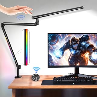 LED Desk Lamp with Clamp, 18W Architect Lamp, Dual Light & RGB — Led Desk Lamp