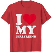 T-shirt J'aime ma copine pour hommes