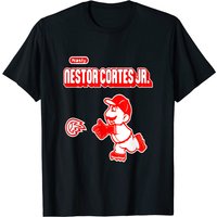 T-shirt Nestor Cortes Jr pour hommes en noir — T-shirts pour hommes