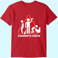 T-Shirt de Fête de Groomsmen de Groom's Crew — T-shirts pour hommes