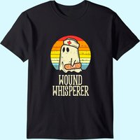 Wound Whisperer Ghost Nurse Boo Halloween 2021 T-Shirt for Men
