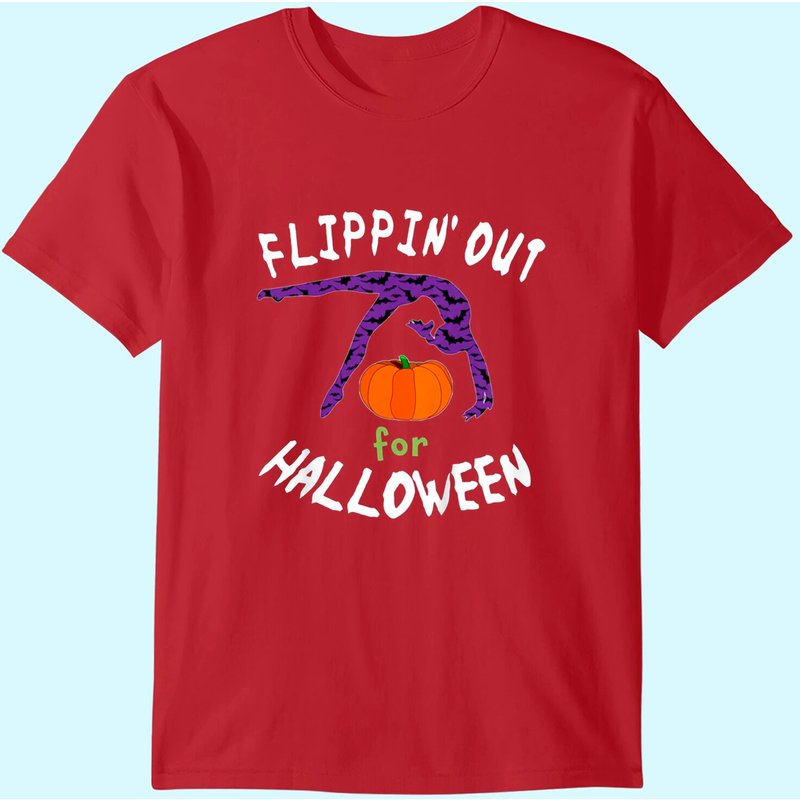 T-Shirt de Gymnastique Flipping Out Pour Halloween pour Hommes