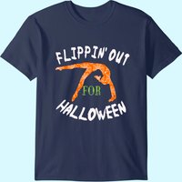 T-Shirt pour Hommes Girls Flipping Out Pour Halloween Gymnastique
