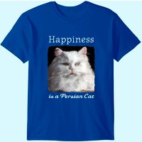 T-shirt Bonheur est un chat persan pour hommes