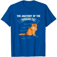 T-Shirt Anatomie de Chat Persan pour Hommes