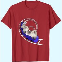 Persian Cats Gifts Cat Lovers Roller Coaster T-Shirt for Men — Mens T Shirts