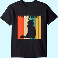 T-Shirt Vintage Maine Coon Cat pour Hommes