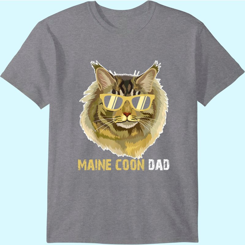 T-Shirt Maine Coon Dad pour hommes — T-shirts pour hommes