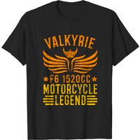 T-Shirt Mécanicien Biker Vintage Valkyrie Motorcycle F6 pour Hommes