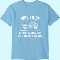 T-shirt Vintage Pourquoi je fais de la moto pour hommes
