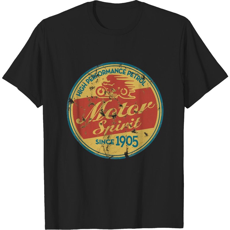 T-Shirt Vintage Moto pour Hommes — T-shirts pour hommes