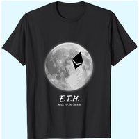 Eth To The Moon Crypto T-Shirt for Men
