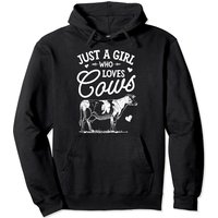 Juste une fille qui aime les vaches Hoodie unisexe — Sweats à capuche pour hommes
