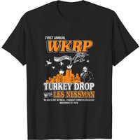 First Annual WKRP Turkey Drop Les Nessman T-Shirt for Men