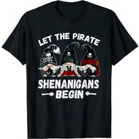 Pirate Gnome Let The Pirate Shenanigans Begin T-Shirt for Men