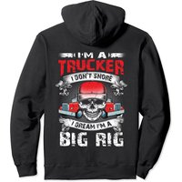 Hoodie Pullover I'm A Trucker Driver Semi Trailer Big Rig — Sweats à capuche pour hommes