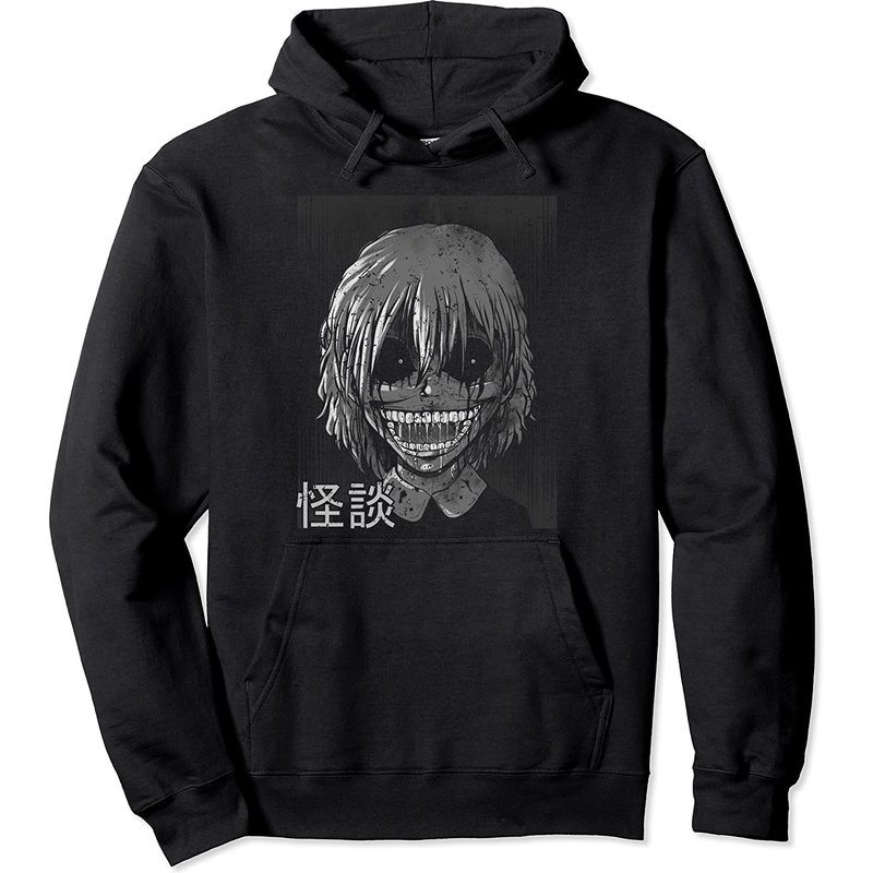Hoodie à Capuche Art Anime Horreur Japonaise Kaidan — Sweats à capuche pour hommes
