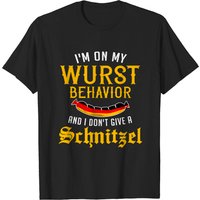 I'm On My Wurst Behavior T-Shirt for Men — Mens T Shirts