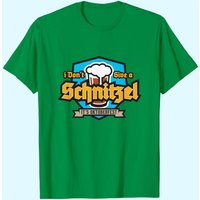 I Don't Give A Schnitzel Oktoberfest Beer T-Shirt for Men — Mens T Shirts