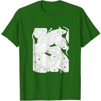 T-Shirt Creepy Cute Rat King Wicca Witch pour Hommes