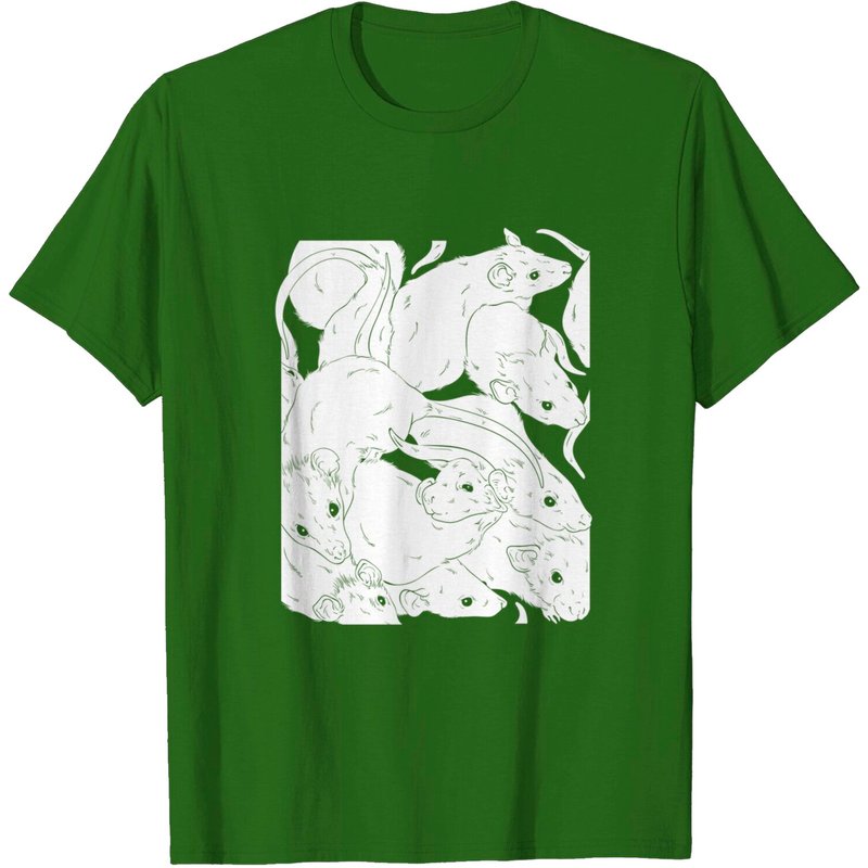 Creepy Cute Rat King Wicca Witch T-Shirt for Men — Mens T Shirts