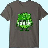 T-shirt drôle de choux de Bruxelles végan et végétarien pour hommes — T-shirts pour hommes