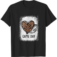 T-Shirt de Football avec Cœur Léopard pour Hommes — T-shirts pour hommes