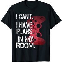 T-shirt Gamer Plans In My Room Vidéo pour Hommes — T-shirts pour hommes
