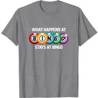 T-shirt What Happens At Bingo Stays At Bingo pour hommes — T-shirts pour hommes