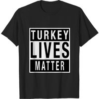 T-shirt drôle de dinde pour hommes - Noir — T-shirts pour hommes