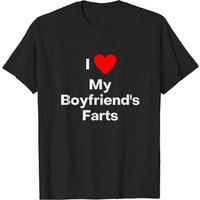 T-shirt J'aime les pets de mon copain pour hommes — T-shirts pour hommes