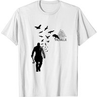 T-Shirt Viking Ragnar Lodbrok Valhalla Odin Ravens pour Hommes — T-shirts pour hommes