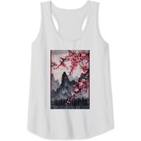 Débardeur Art Graphique Japonais en Bois de Cerisier Vintage pour Hommes — T-shirts pour hommes