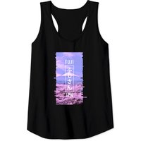Débardeur Mt Fuji Japon Glitch Art Otaku Vaporwave pour hommes — T-shirts pour hommes