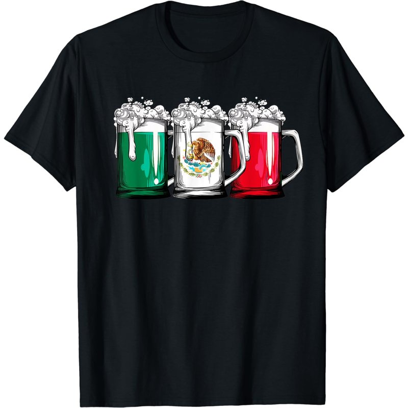 T-shirt Drapeau Mexicain pour Hommes - Cadeau Cinco de Mayo — T-shirts pour hommes