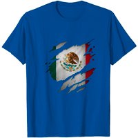 T-shirt Drapeau Mexicain Fier pour Hommes en Noir — T-shirts pour hommes