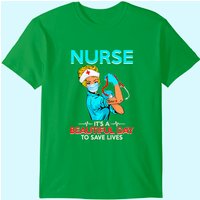 T-Shirt Infirmier It's A Beautiful Day To Save Lives pour Hommes — T-shirts pour hommes