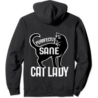 Haut à capuchon Purrfectly Sane Cat Lady — Sweats à capuche pour hommes