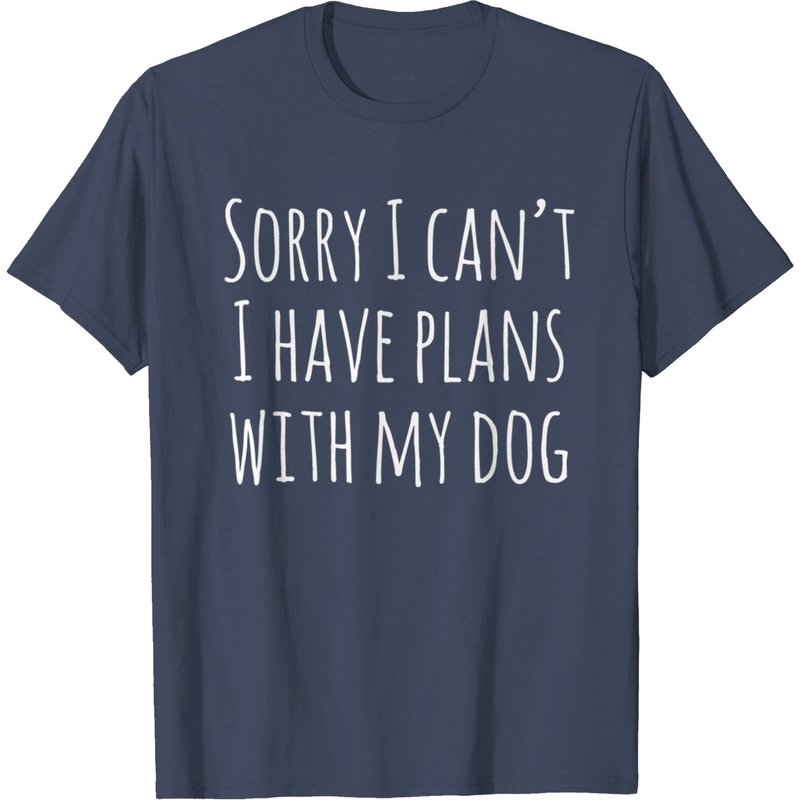 Désolé, je ne peux pas, j'ai des plans avec mon chien T-shirt pour hommes — T-shirts pour hommes