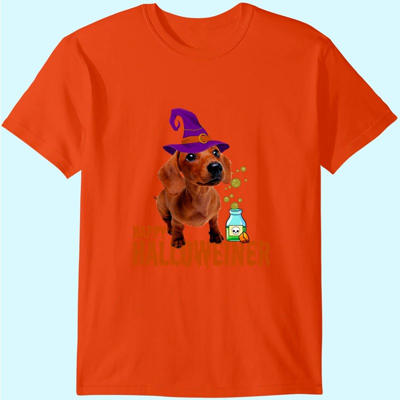 T-shirt Funny Happy Halloweiner Dachshund pour hommes — T-shirts pour hommes