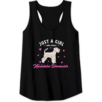 Just A Girl Who Loves Miniature Schnauzer Débardeur pour Hommes
