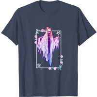 T-Shirt Pastel Goth Fantôme Tarot pour hommes