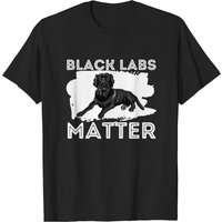 T-Shirt Labrador Retriever Black Labs Matter pour hommes — T-shirts pour hommes