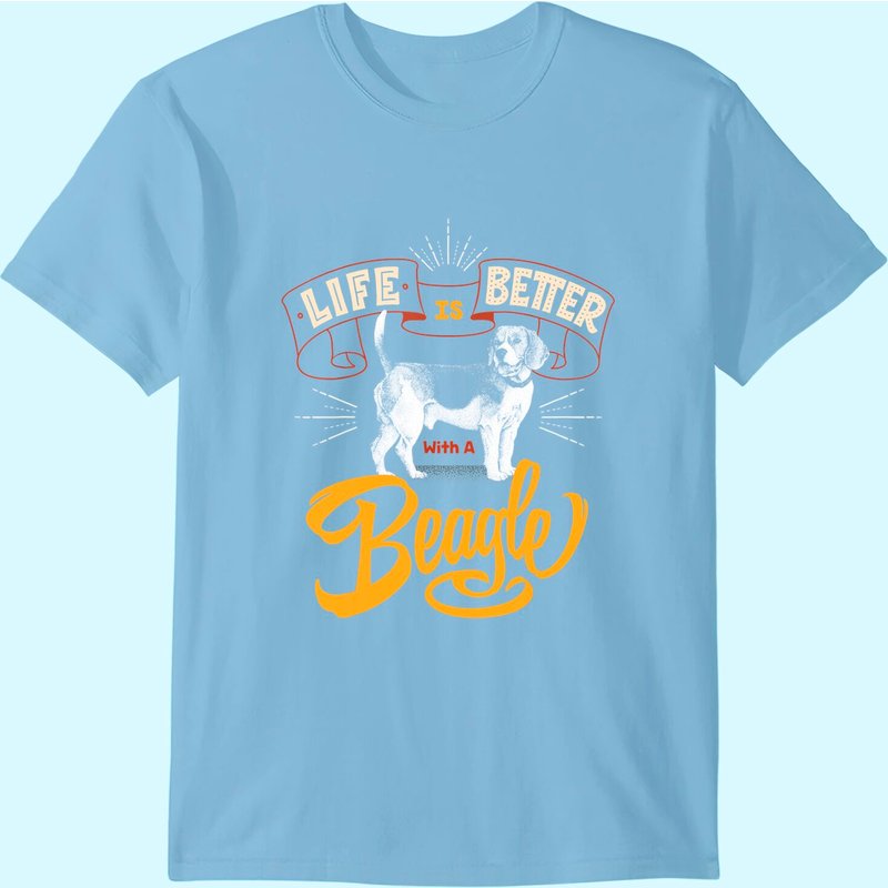 Life Is Better With A Beagle Men's T-Shirt — Mens T Shirts
