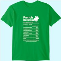 T-shirt Nutrition Faits Bouledogue Français pour Hommes — T-shirts pour hommes