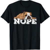 T-Shirt Nope Lazy English Bulldog pour hommes — T-shirts pour hommes