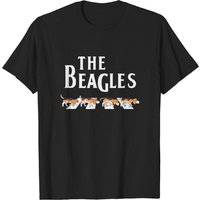 T-Shirt The Beagles pour hommes en noir