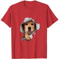 T-Shirt Golden Retriever pour Hommes - Noir — T-shirts pour hommes